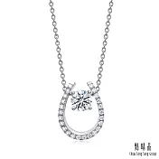 【點睛品】IGI 30分 圓弧排鑽 18K金鑽石項鍊