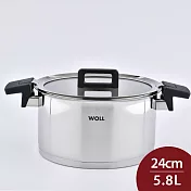 Woll Concept 不鏽鋼湯鍋  燉鍋 雙耳鍋 24cm 5.8L