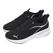 Puma 慢跑鞋 Softride Charm Wns 女鞋 黑 銀 緩衝 入門款 312966-11 23.5cm BLACK/SILVER