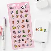 Romane Brunch Brother 早午餐兄弟立體滴膠貼紙 Ver.Mogry Alphabet Mogry