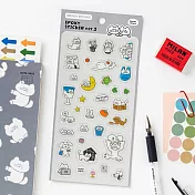 Romane Brunch Brother 早午餐兄弟立體滴膠貼紙 Ver.Mogry Doodle Mogry