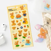 Romane Brunch Brother 早午餐兄弟立體滴膠貼紙 Ver.朋友系列 Summer Pooky