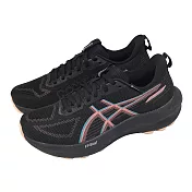 Asics 亞瑟士 慢跑鞋 GT-1000 14 GTX 女鞋 黑 橘 防水 運動鞋 1012B857002