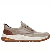 Skechers 思克威爾 Meroe [205467TPE] 男 運動休閒鞋 寬楦 舒適 棕 26.5cm 棕