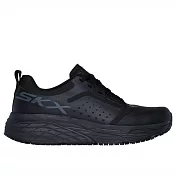 Skechers 思克威爾 Max Cushioning Elite SR [200339BLK] 男 工作鞋 止滑 黑 26.5cm 黑
