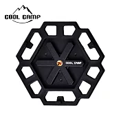 【COOL CAMP】黑化輕量便攜戶外露營置物架 迷你露營架 贈收納袋 露營 登山  野營