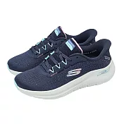 Skechers 休閒鞋 Arch Fit 2.0 Slip-Ins 女鞋 藍 緩震 健走鞋 150333NVMT