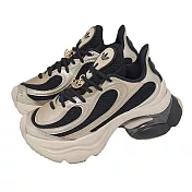 adidas 愛迪達 休閒鞋 Ozvenuz W 女鞋 黑 金 厚底 增高 老爹鞋 KI0583