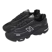 New Balance NB 休閒鞋 1000 男鞋 黑 銀 復古 緩震 紐巴倫 M1000LNY-D 26cm BLACK/SILVER