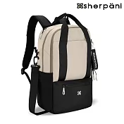 Sherpani RFID 防潑水多功能後背包 (25II) Camden 18L｜卡其/Con Leche