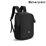 Sherpani RFID 防潑水多功能後背包 (25II) Getaway 19L｜黑色/Raven