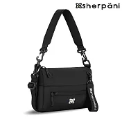 Sherpani RFID 防潑水多功能斜背包 (25II) Skye 4L｜黑色/Raven