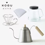日本下村KOGU 珈琲考具手沖四件禮盒組(手沖壺+咖啡壺+濾杯+濾紙)