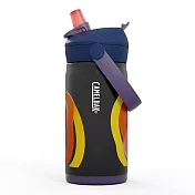 【美國 CamelBak】350ml Flip Straw兒童吸管不鏽鋼保溫瓶(保冰) 無 星際風洞