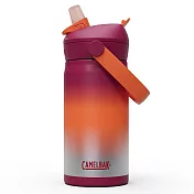 【美國 CamelBak】350ml Flip Straw兒童吸管不鏽鋼保溫瓶(保冰) 無 火焰發射
