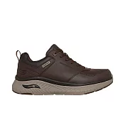 Skechers 思克威爾 Arch Fit Crosser [205347CHOC] 男 休閒鞋 防水 支撐 舒適 棕 26cm 棕