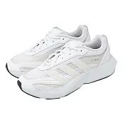 adidas 愛迪達 慢跑鞋 Lightblaze Glow 女鞋 白 米白 緩震 運動鞋 JP6292 23.5cm WHITE/BEIGE