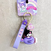 三麗鷗四大明星系列旋轉飛機甜蜜小物鑰匙扣配件掛件/紫色/YSK02219