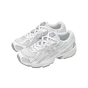 New Balance NB 休閒鞋 740 寬楦 中童 白 金屬銀 緩震 運動鞋 NB PZ740WM-W 19cm WHITE/SILVER