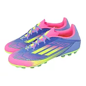 adidas 愛迪達 足球鞋 F50 League 2G/3G AG 男鞋 藍 粉紅 短草皮 軟釘 抓地 IE1263 27.5cm BLUE/PINK