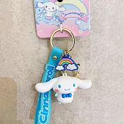 三麗鷗四大明星PVC手繩系列甜蜜小物鑰匙扣配件掛件/白色/YSK02028