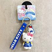 三麗鷗四大明星PVC手繩系列甜蜜小物鑰匙扣配件掛件/白色/YSK02028