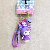 三麗鷗四大明星霜糖甜心系列甜蜜小物鑰匙扣配件掛件/紫色/YSK02236