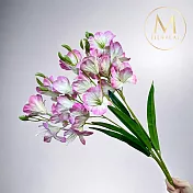 【Floral M】步步高升春節劍蘭好運粉仿真花材(1入組)-