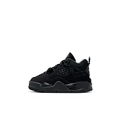 NIKE JORDAN 4 RETRO OG (TD) 嬰幼 籃球鞋 IB4387010 12 黑色