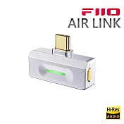 FIIO AIR LINK Hi-Fi藍牙解碼發射器-銀色款