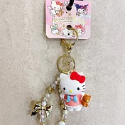 三麗鷗四大明星系列甜蜜小物鑰匙扣串珠鏈配件掛件/白色/YSK03299