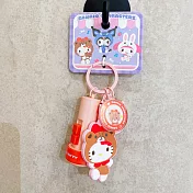 三麗鷗四大明星系列手電筒投射甜蜜小物鑰匙扣配件掛件/紅色/YSK03077