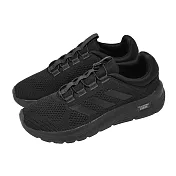 adidas 愛迪達 慢跑鞋 Cloudfoam Comfy EL 男鞋 黑 全黑 基本款 緩震 運動鞋 IH2965 25cm BLACK