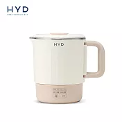 【HYD】輕旅行寬電壓料理快煮鍋(小煮鍋) D-526 奶茶色