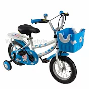 Wisdom Style 台灣製 12吋乳牛兒童腳踏車 藍