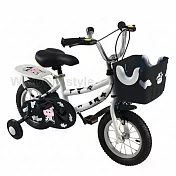 Wisdom Style 台灣製 12吋乳牛兒童腳踏車 黑