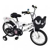 Wisdom Style 台灣製 16吋乳牛兒童腳踏車 黑