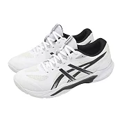 Asics 亞瑟士 排球鞋 GEL-Tactic 13 2E 寬楦 男鞋 女鞋 白 黑 室內運動 1073A078100