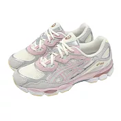 Asics 亞瑟士 休閒鞋 GEL-NYC 男鞋 女鞋 米白 粉 復古跑鞋 Y2K 運動鞋 1203A383028