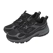 Skechers 戶外鞋 Hillcrest 男鞋 灰 黑 防潑水 記憶鞋墊 健行 膠底 運動鞋 237754BKCC 26cm BLACK/CHARCOAL