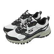 Skechers 戶外鞋 Hillcrest 男鞋 黑 白 防潑水 膠底 記憶鞋墊 健行 運動鞋 237754BKMT 26cm BLACK/MULTI