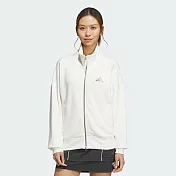 ADIDAS LOGO KN JKT 女 休閒外套 JL6277 L 米白色