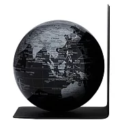 德國TROIKA精美可拆式磁吸鐵SkyGlobe地球儀&金屬L型畫檔板書立架G1306(高15.5cm;台灣製)書籍收納書夾 海藍