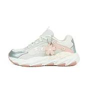 Fila Cherry Blossom [5-C306Z-515] 女 運動休閒鞋 老爹鞋 櫻花限定 灰粉 23cm 灰/粉紅