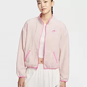 NIKE AS W NSW CLUB FLC LSE CZY TRK 女 休閒外套 HV2731667 2XL 粉紅色