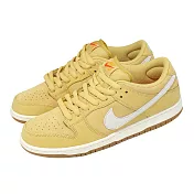 Nike 滑板鞋 SB Dunk Low Pro 男鞋 鵝黃 膠底 緩震 休閒鞋 FJ1674-700 27.5cm YELLOW/WHITE