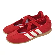 adidas 愛迪達 休閒鞋 Barreda Mary Jane 女鞋 瑪莉珍鞋 芭蕾風 紅 白 薄底 HQ7398 22.5cm RED/BEIGE