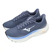 Mizuno 美津濃 慢跑鞋 Wave Sky 9 男鞋 灰藍 白 緩震 穩定 運動鞋 J1GC2502-54 25cm BLUE/WHITE