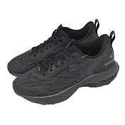 Mizuno 美津濃 慢跑鞋 Wave Rider GTX 3 超寬楦 女鞋 黑 防水 運動鞋 J1GD2580-72 23cm BLACK