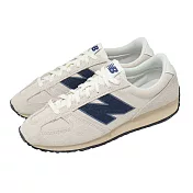 New Balance 休閒鞋 471 男鞋 女鞋 米色 藍 麂皮 復古 NB 運動鞋 U4711H9-D 22.5cm BEIGE/NAVY
